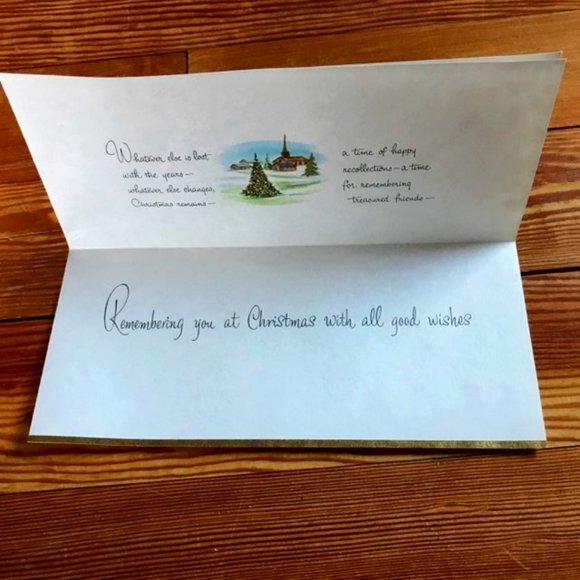 7 Vintage Christmas Cards By A Sunshine Card Made In Canada - Picture 5 of 12